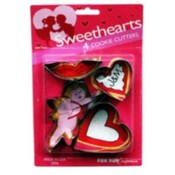 Sweethearts 4 Pack Cookie Cutters