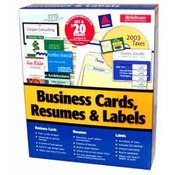 My Software Business Card, Resume And Label Maker