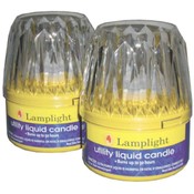 LampLight 2 Count Utility Lighting Liquid Candles(Case of 6)
