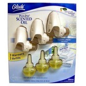 Glade Clean Linen Scented Oil Refill Value Pack