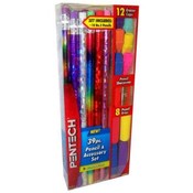 Pentech 39 Piece Pencil &amp; Accessory Set