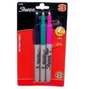 Sharpie 3 Pack Assorted Color Retractable Markers