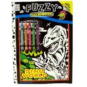 Dalmatian Press Dino World Fuzzy Black Velvet Colo
