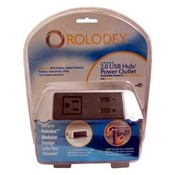 Rolodex Combo 2.0 USB Hub &amp; Power Outlet