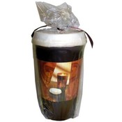 Coffee Travel Cup With Lid Scented Candle Set