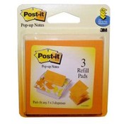 3M Post-it Pop-up Notes 3 Pack Refill Pads