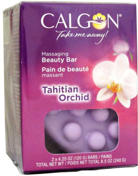 UPC 815890010370 product image for Calgon Tahitian Orchid 2 Pack Massaging Beauty Bar | upcitemdb.com