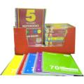 70 Page Spiral Wide Ruled Notebook