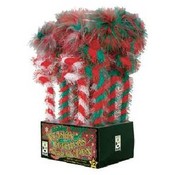 Christmas Flashy Feathers Pens