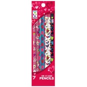 Valentine Pencils Clip Strip Display