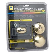 Surface Mount Rim Lock, Vertical Style