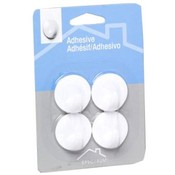 Small Round Adhesive Hooks 4Pk