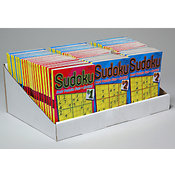Sudoku Puzzle Books In Counter Display