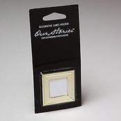 Gold Decorative Label Holder Square