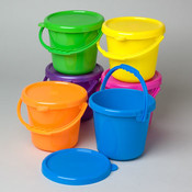 Play Pail With Cover and Handle 84 Oz.