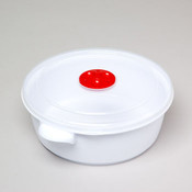 Food Storage Container With Lid and Steam Valve