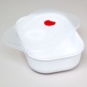 Food Storage Container With Valve Lock Lid