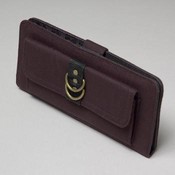Black Canvas Checkbook Wallet