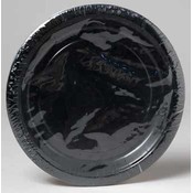 7" Paper Plates - Black