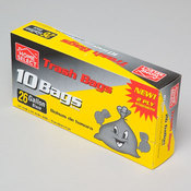 Black Trash Bags 26 Gallon