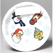 Paper Plates - Christmas Faces
