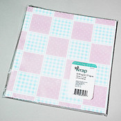 Gift Wrap Gingham/Swiss Flatwrap