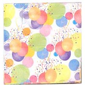 Beverage Napkins - Birthday Balloons