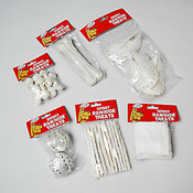 Small White Rawhide Dog Toy