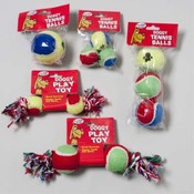 Assorted Teniis Balls Dog Toys(Case of 72)