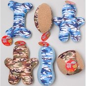 Camouflage Plush Dog Toy W/Squeaker