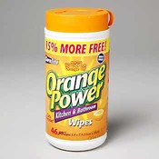 Orange Power Wipes