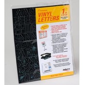 Black 1 Inch Vinyl Letters
