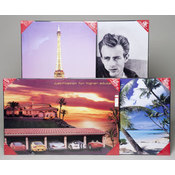 Wooden Plaque With Art