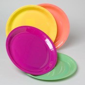 14 Inch Plastic Round Serving Plate