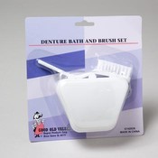 Denture Bath &amp; Brush Set