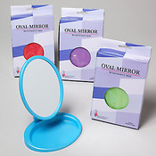 Oval Mirror with Vanity Tray