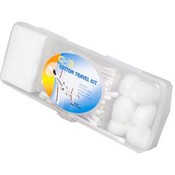 Cotton Travel Kit 10 Pads/50 Swabs/6 Balls