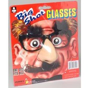 Big Shot Eyeglasses With Mustache