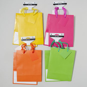 Medium Gift Bag 2 Pack Med Embossed Soild