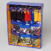 Graduation Tassel Keyring and Confetti Display(Case of 126)