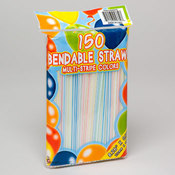 FLEX DRINKING STRAW 200CT TRANS
