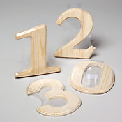 Woodcraft Unfinished Numerals