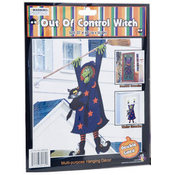 "Crashed Witch" Door Decor