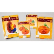 Harvest Honeycomb Centerpiece 4 Assorted
