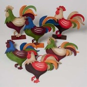 Rooster/Hen Eva Thanksgiving Decor(Case of 48)