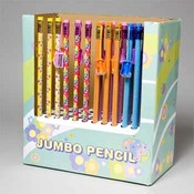 Jumbo Glitter/Print Easter Pencil