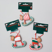 Clay Reindeer Rocker Ornaments