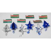 Ornament - Metal with Bead Trim