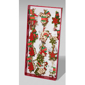 Felt Wood Ornaments with Jingle Bell