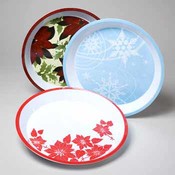 Christmas Round Serving Trays